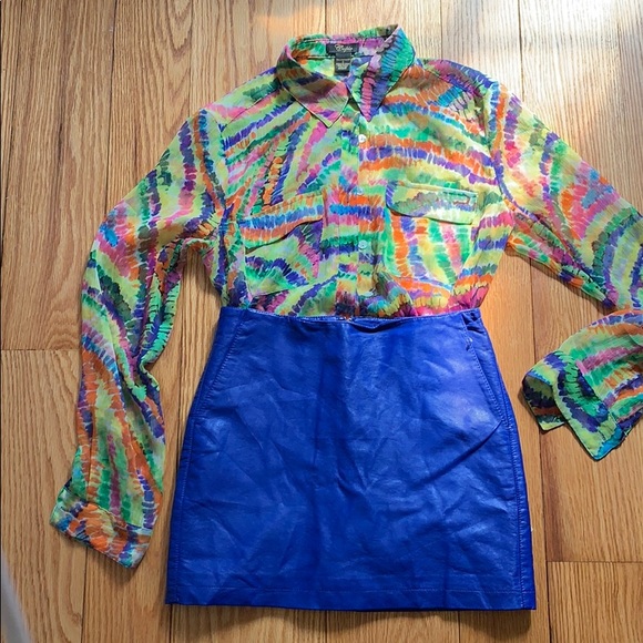 Colorful button up - Picture 3 of 3